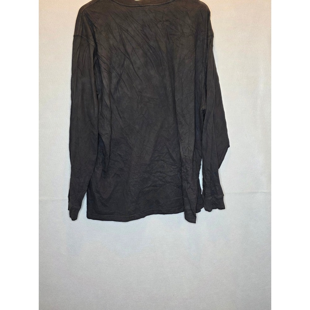 Carhartt Mens Loose Fit Long Sleeve Pocket T-Shirt Black XL K126 BLK Distressed - Picture 12 of 13